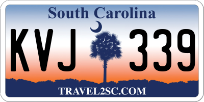 SC license plate KVJ339
