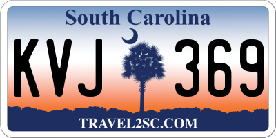 SC license plate KVJ369