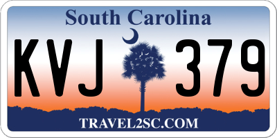 SC license plate KVJ379