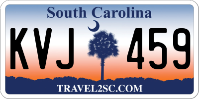 SC license plate KVJ459
