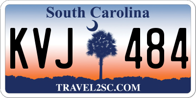 SC license plate KVJ484