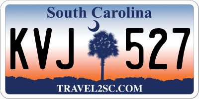 SC license plate KVJ527