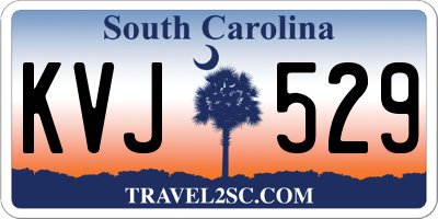 SC license plate KVJ529