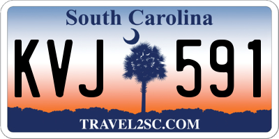 SC license plate KVJ591
