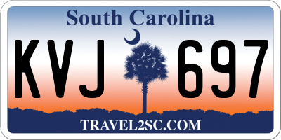 SC license plate KVJ697
