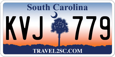 SC license plate KVJ779