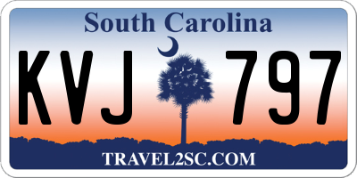 SC license plate KVJ797