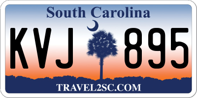 SC license plate KVJ895