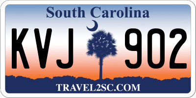 SC license plate KVJ902