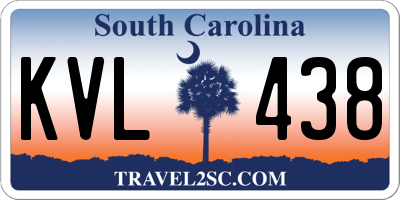 SC license plate KVL438