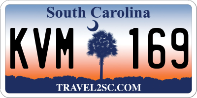 SC license plate KVM169