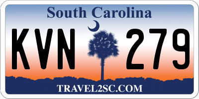 SC license plate KVN279