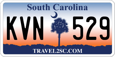 SC license plate KVN529
