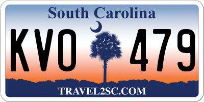 SC license plate KVO479