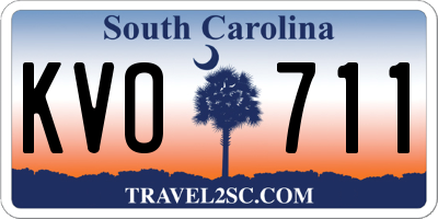SC license plate KVO711