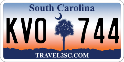 SC license plate KVO744