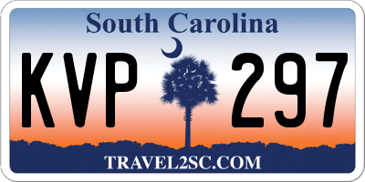 SC license plate KVP297