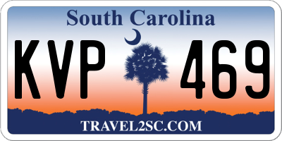 SC license plate KVP469