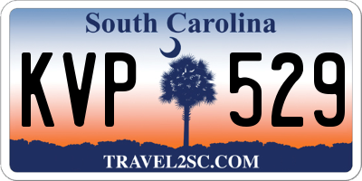 SC license plate KVP529