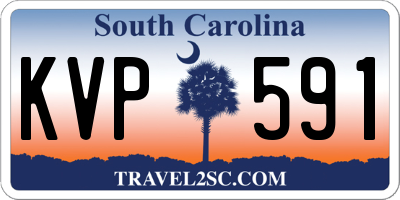SC license plate KVP591