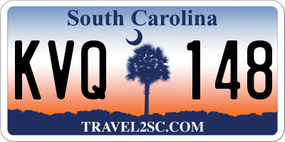 SC license plate KVQ148