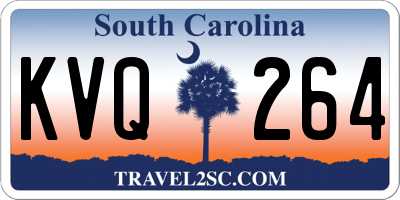 SC license plate KVQ264