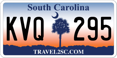 SC license plate KVQ295