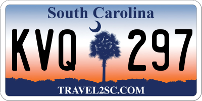 SC license plate KVQ297