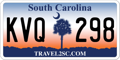 SC license plate KVQ298