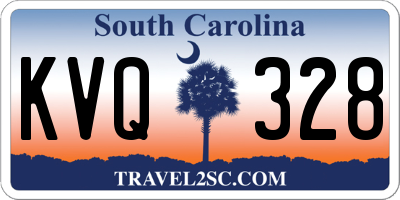 SC license plate KVQ328