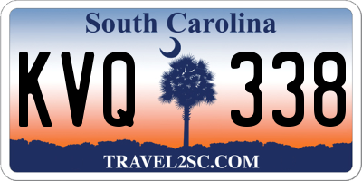 SC license plate KVQ338