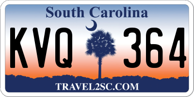 SC license plate KVQ364