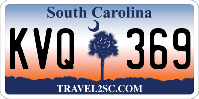 SC license plate KVQ369