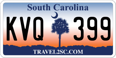 SC license plate KVQ399