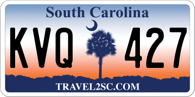 SC license plate KVQ427