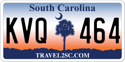SC license plate KVQ464