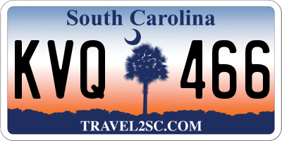 SC license plate KVQ466