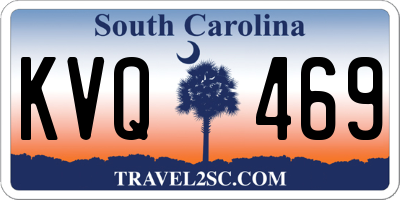 SC license plate KVQ469