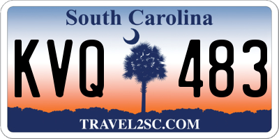 SC license plate KVQ483