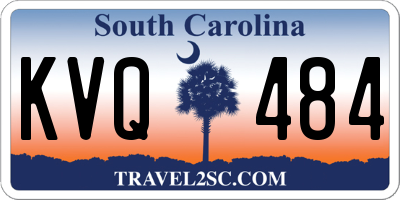 SC license plate KVQ484