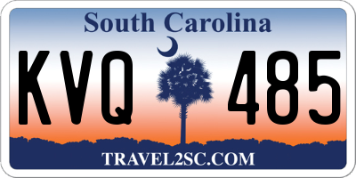 SC license plate KVQ485
