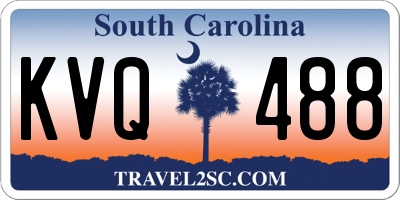 SC license plate KVQ488