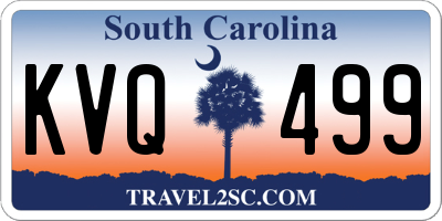 SC license plate KVQ499