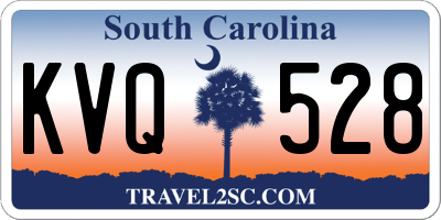 SC license plate KVQ528