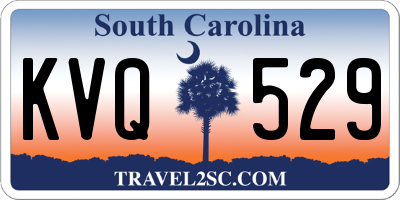 SC license plate KVQ529