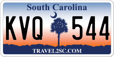 SC license plate KVQ544