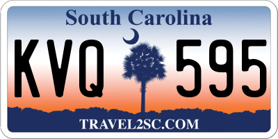 SC license plate KVQ595