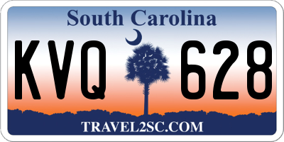 SC license plate KVQ628