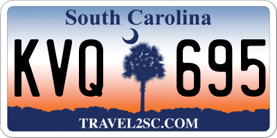 SC license plate KVQ695