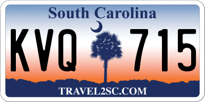 SC license plate KVQ715